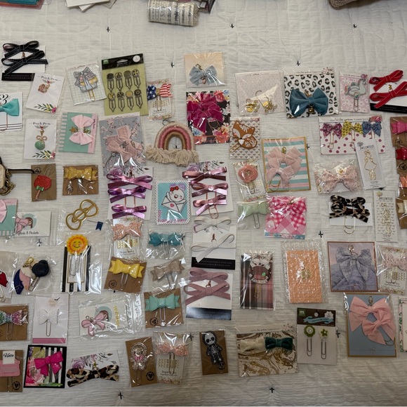 Huge lot of planner clips & bands. Multiple brands. Items are in two pictures. - Picture 2 of 2